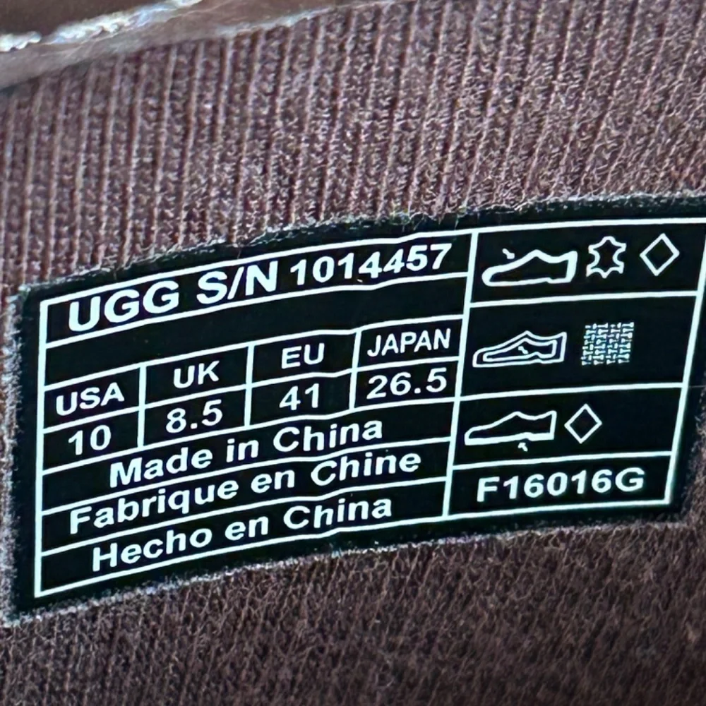Ugg Sivada Chocolate Rain Boots Sz 41‎
